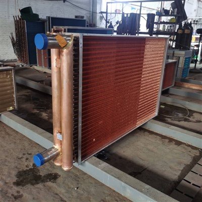 Alta Eficiencia Tubo de Cobre Aleta Intercambiador de Calor Corrosión-Prueba Aplicaciones Industriales HVAC-pe guarã