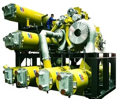 Kuimba'e Turbo Centrífuga Aire Compresor Enfriador .